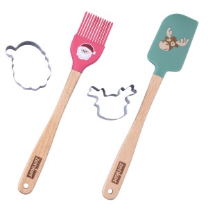 Zenker Teigschaber- und Ausstecher-Set Mehrfarbig 2-teilig 2-fach Sortiert