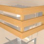 Detailaufnahme des Saunaleuchtensets für Weka Massivholz-Elementsauna Laukkala.
