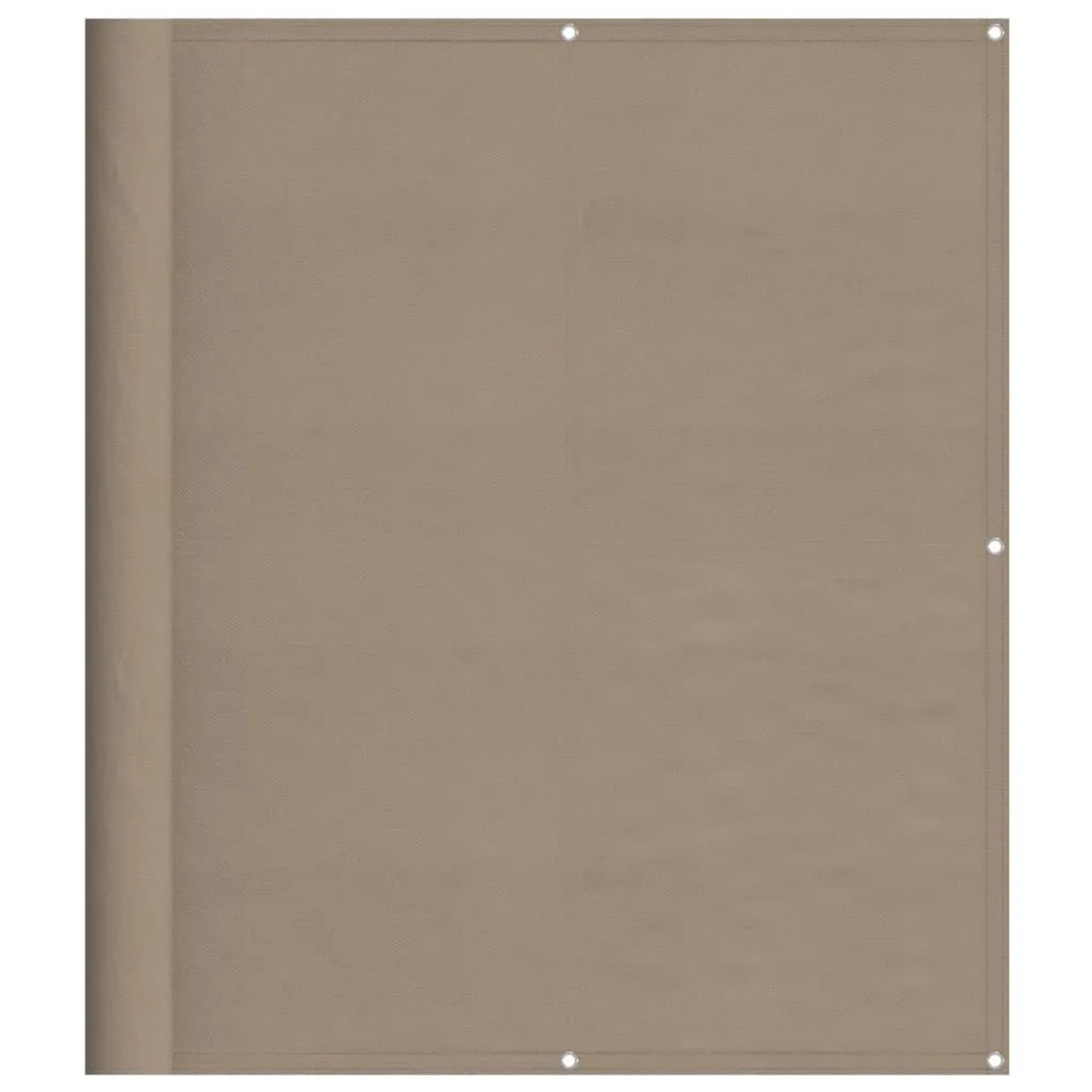 vidaXL Balkon-Sichtschutz Taupe 120x1000 cm 100 % Polyester-Oxford 4000251 günstig online kaufen