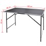 vidaXL Tapeziertische (3 Stk.) klappbar, schwarze MDF-Platte, ideal für Hobby, Party oder Flohmarkt.