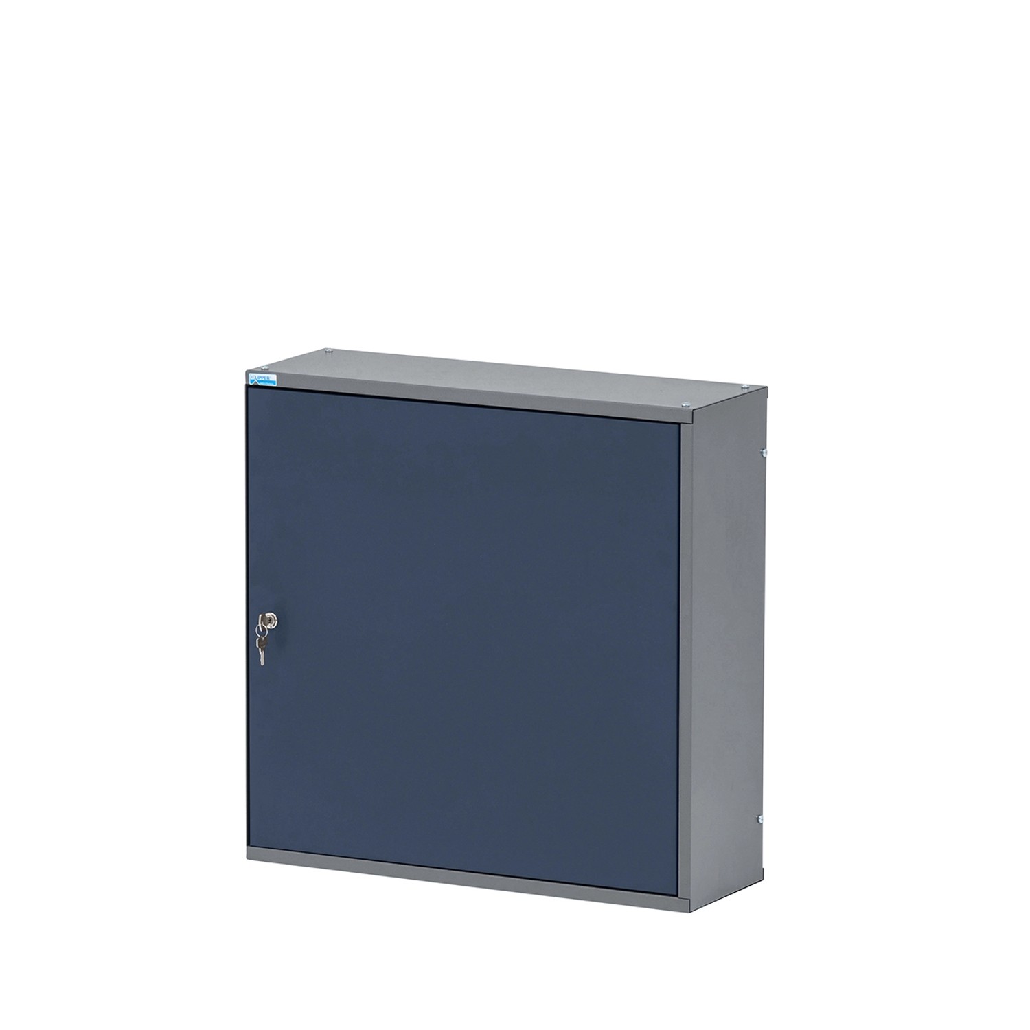 Küpper Hängeschrank Eintürig mit 6 Sichtboxen 60 x 60 x 20 cm Dunkelblau