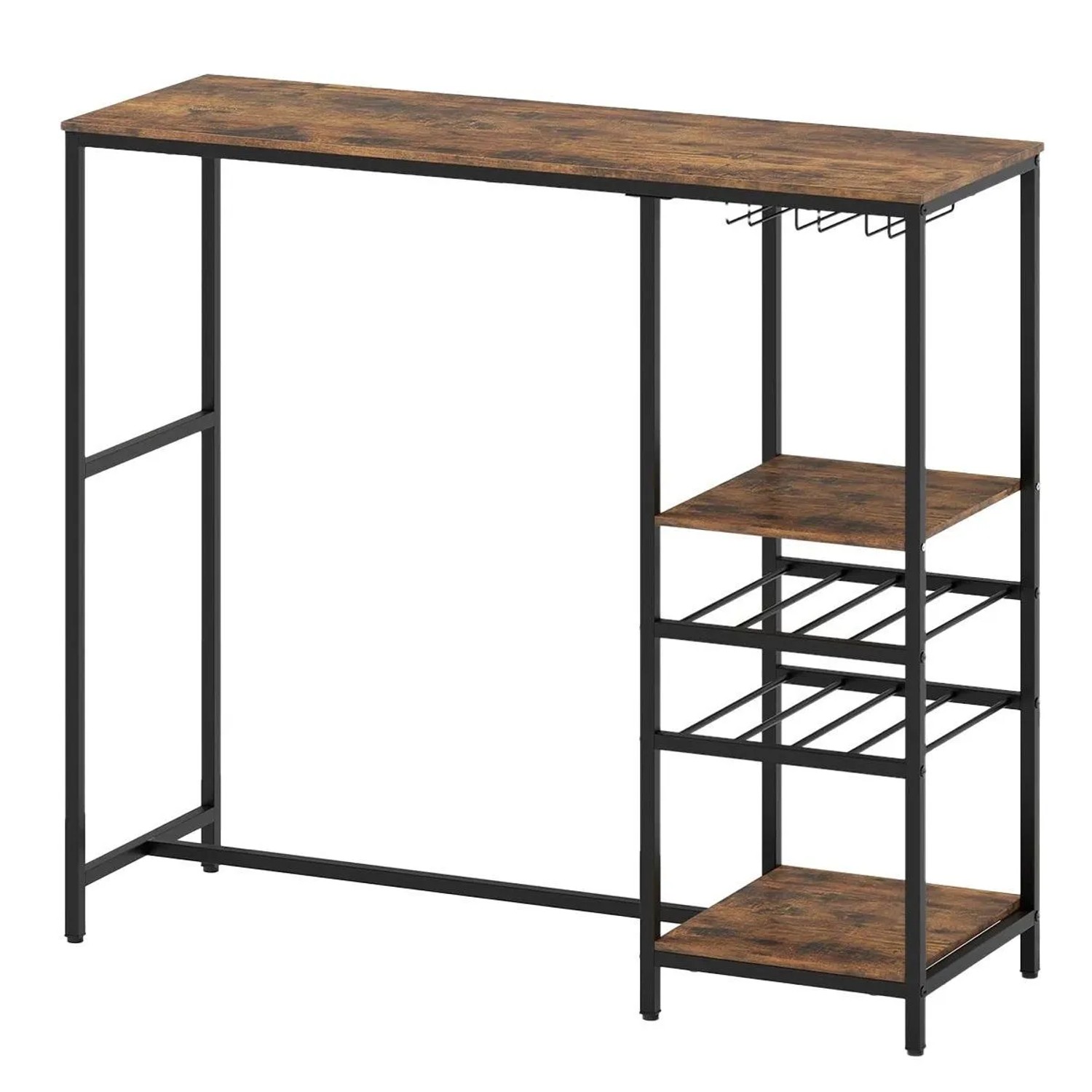 Costway Bartisch Küche Küchentheke mit Ablagefächern 121 x 41 x 105.5 cm günstig online kaufen