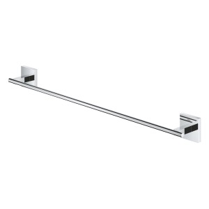 Grohe QuickFix Handtuchhalter Start Cube, Chrom, 600 mm, zur Wandmontage im Badezimmer.
