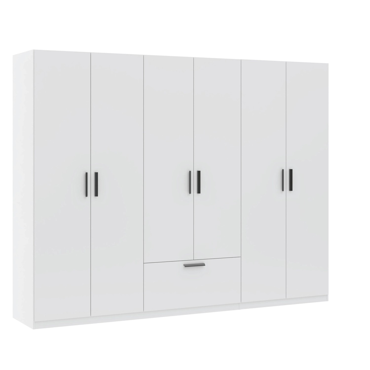 Mömax Drehtürenschrank Milos 6T1S Weiß