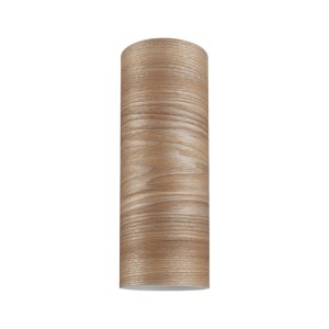 Paulmann Vitus URail Schirm aus Holz, zylindrisch, Ø 11 cm, mit sichtbarer Maserung für LED-Schienensysteme.