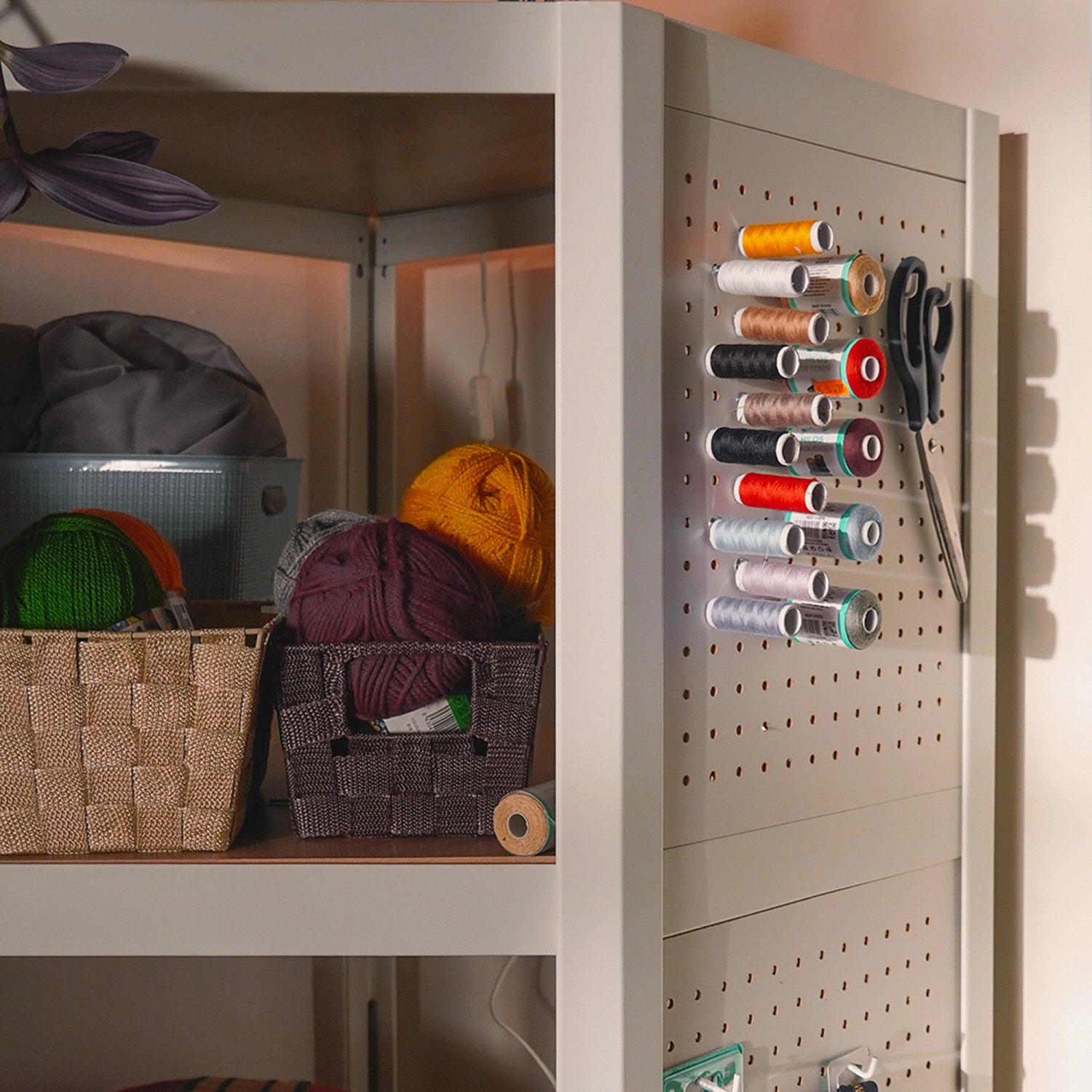 Ar Shelving Lochwand Rivet Style S 43 x 37 cm Grauweiß FSC®_12