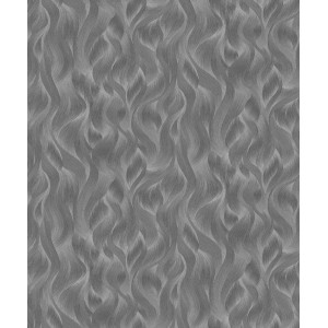 Erismann Vliestapete Elle Decoration mit Wellenmuster in Anthrazit.