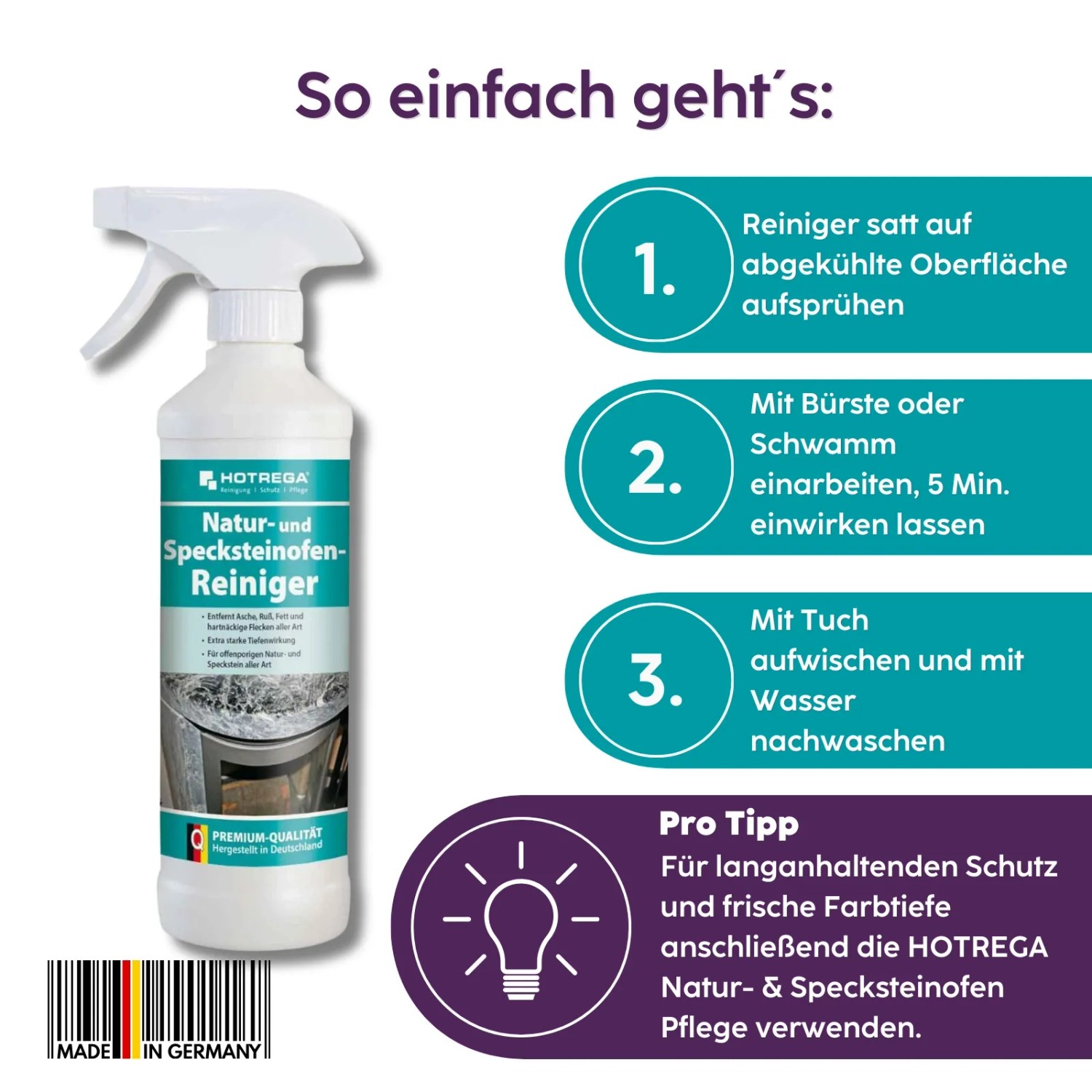 HOTREGA Kaminofenreiniger für Naturstein 500 ml kaufen bei OBI