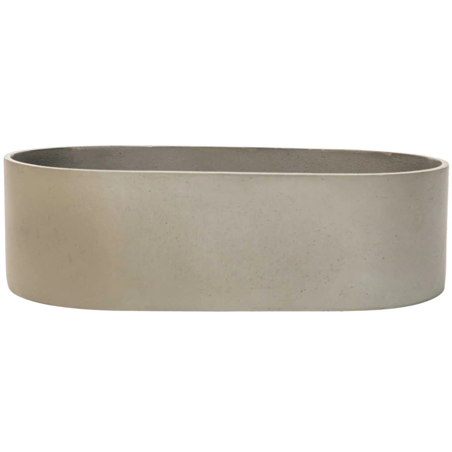 Vivanno Pflanzschale Solena 35 cm x 20 cm x 10 cm Betongrau