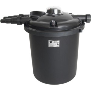 VT Druckfilter Pressure Filter 10000 für Teiche, mit UV-C Klärer und Rückspülfunktion.