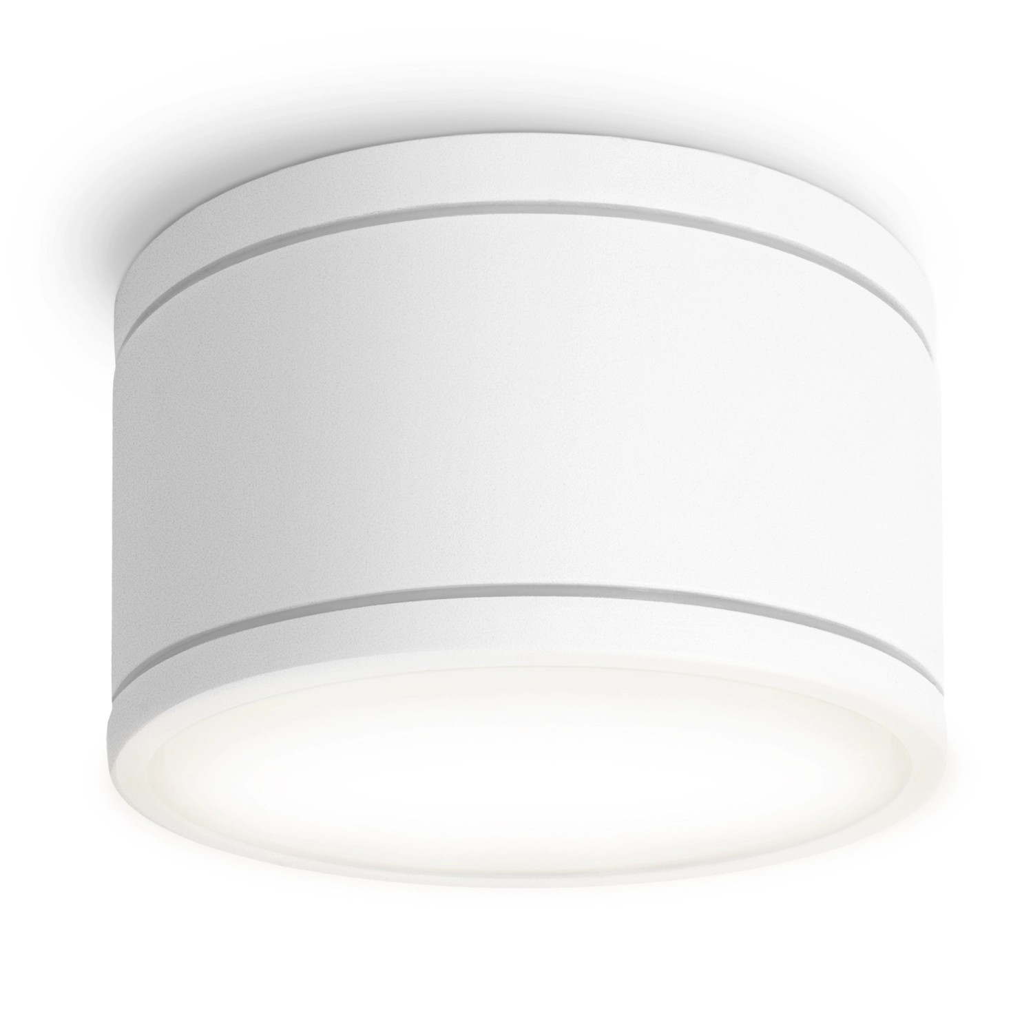 SSC-LUXon Celi-WX Feuchtraum LED Aufbaustrahler IP44 Rund Weiß mit GX53 5W Neutralweiß