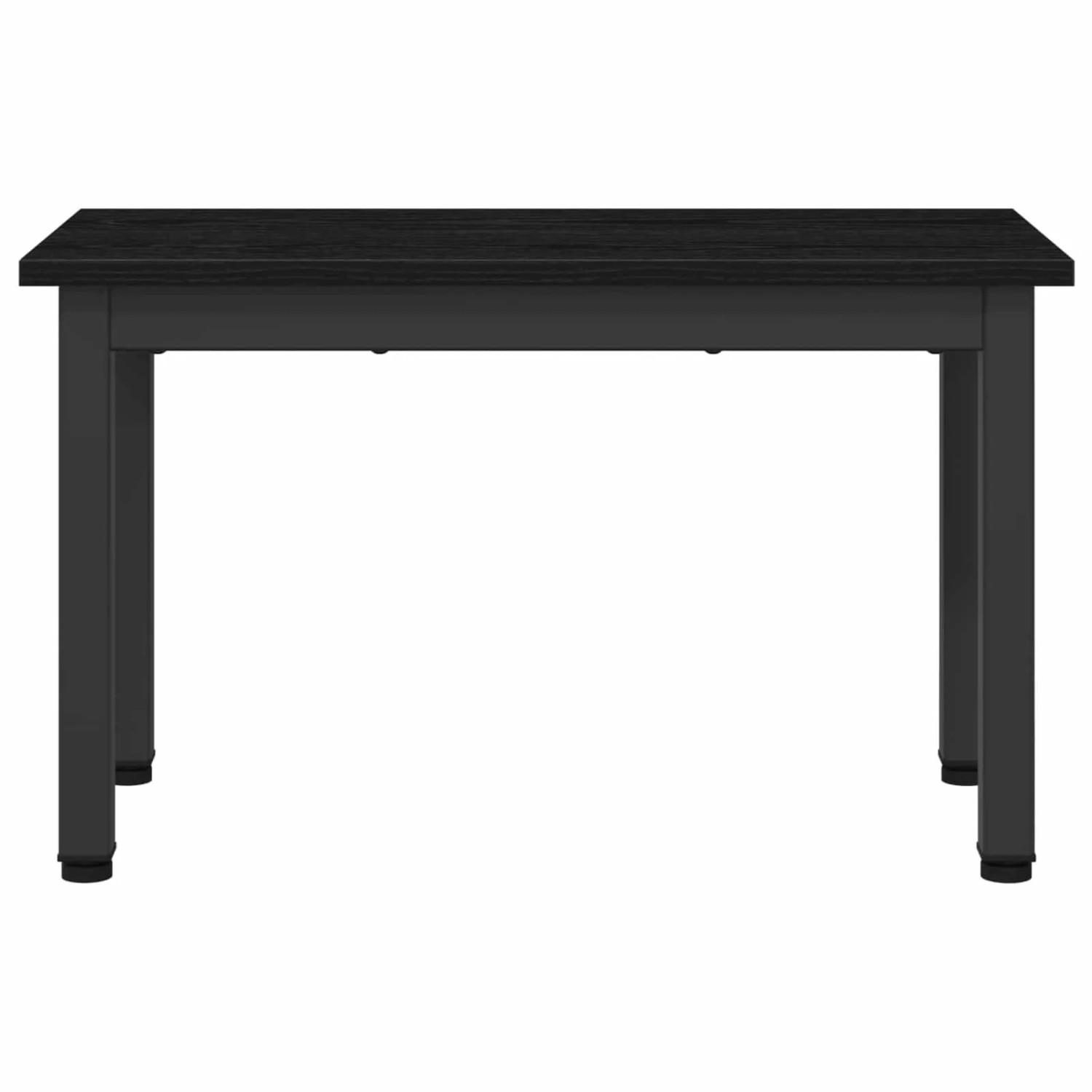 Rechteckiger vidaXL Couchtisch in Schwarz Eichen-Optik, 60x30x36 cm aus Holzwerkstoff.
