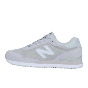 New Balance 515 SR Berufsschuh für Damen, grau, Gr. 37, mit weißem Logo.