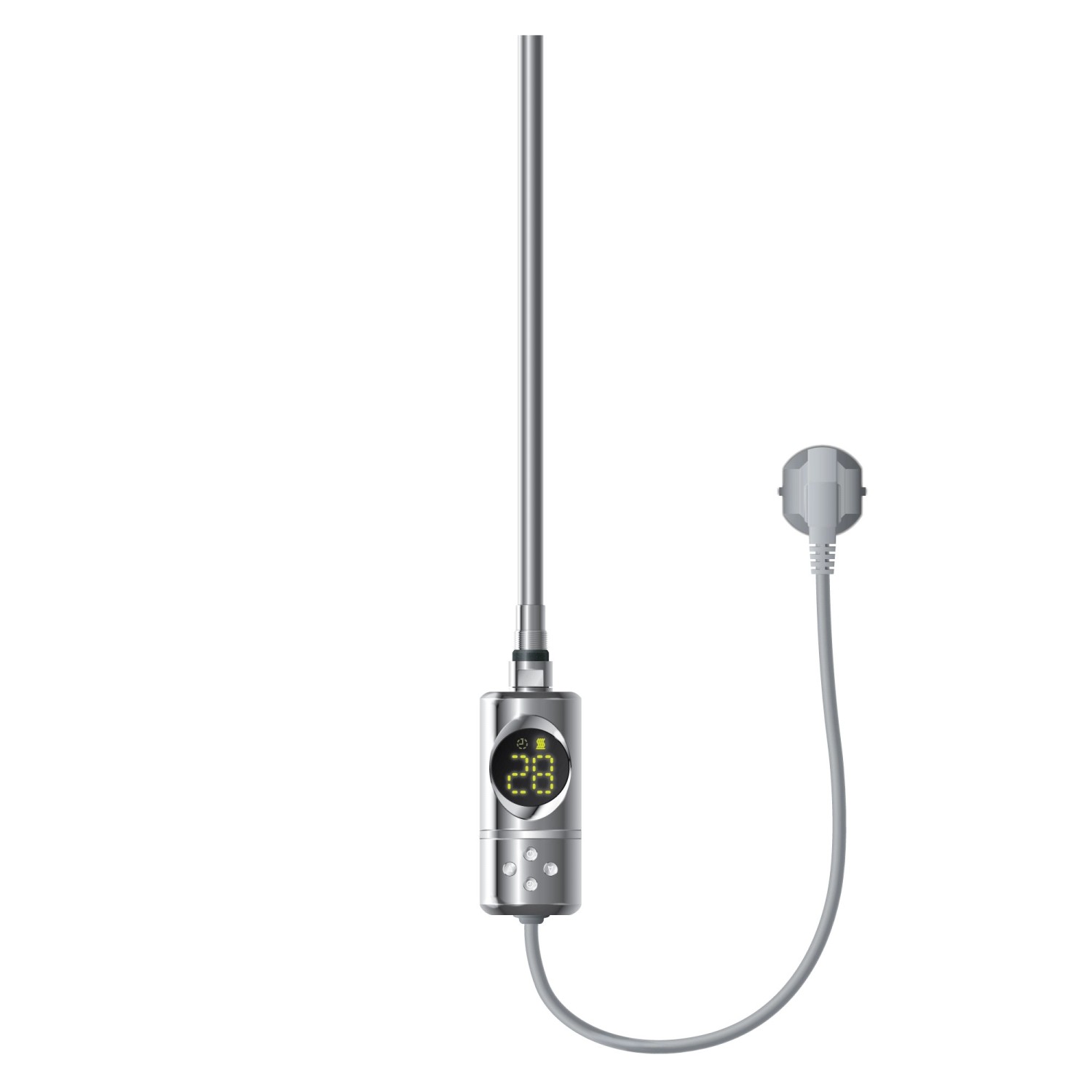 LuxeBath Heizstab 300W Graphit für Badheizkörper Heizpatrone mit Thermostat günstig online kaufen