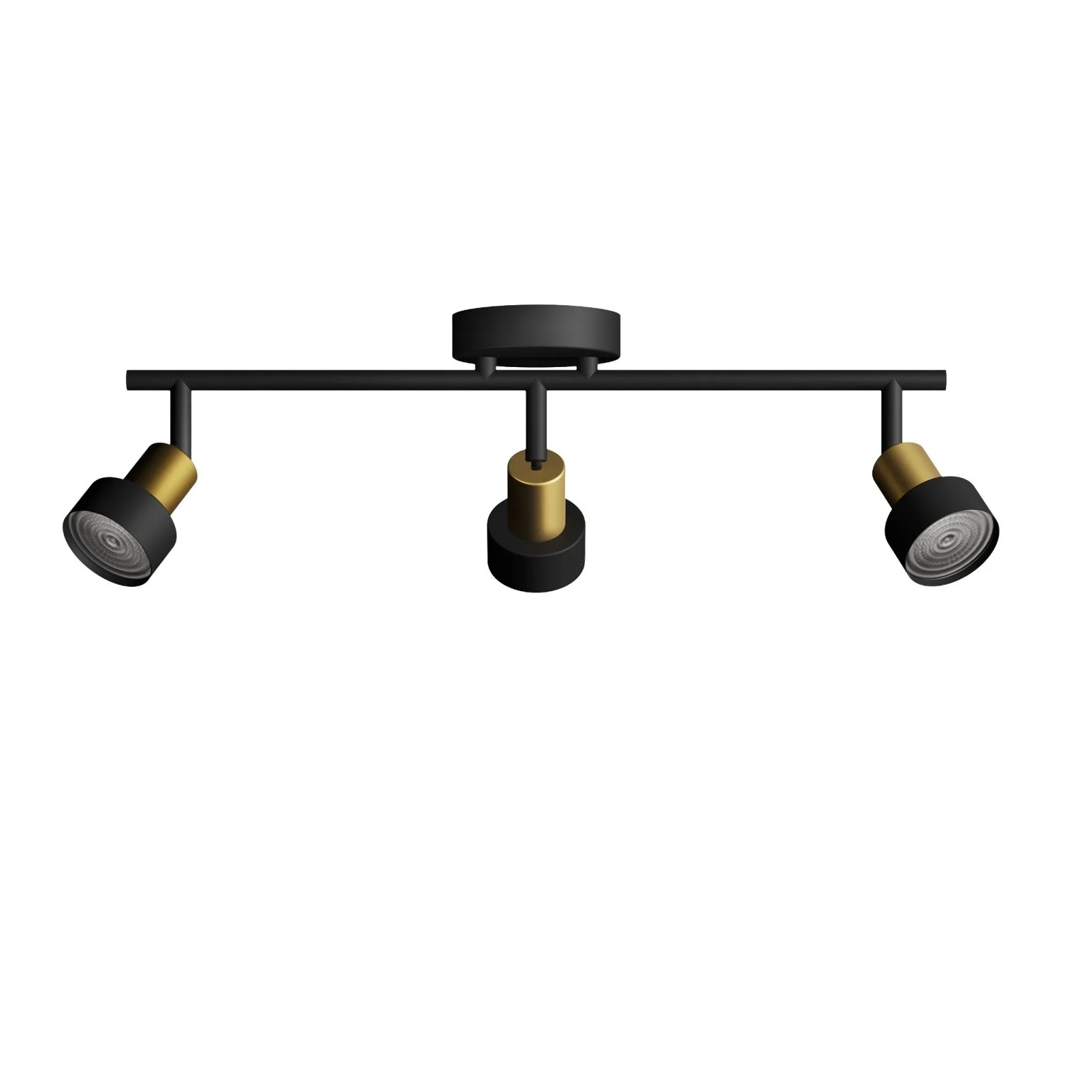 Philips Spot Conduit 3-Flammig 5 W GU10 Schwarz-Gold