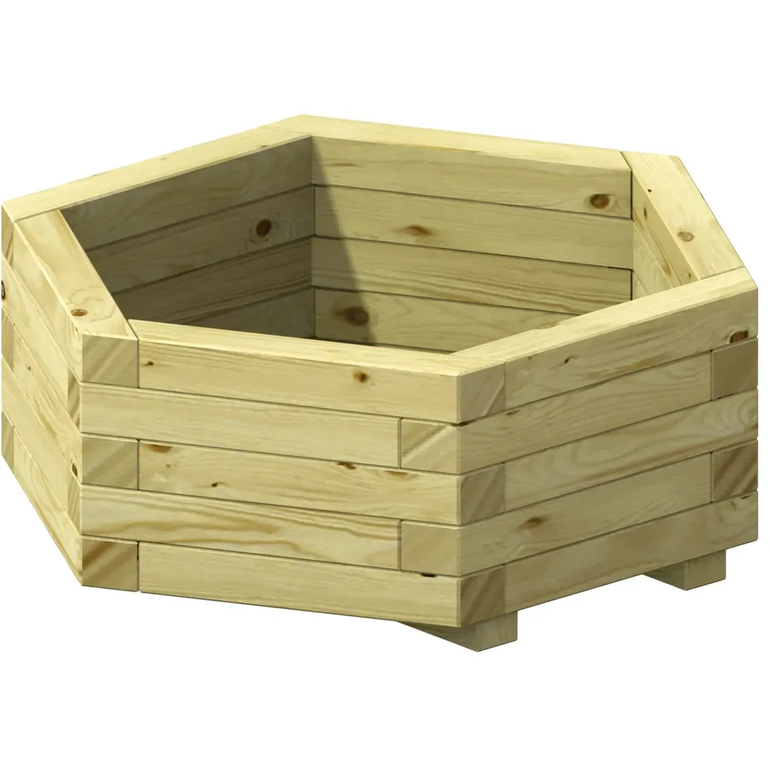 HOMEELIKE Eck-Spalier Mit Pflanzkasten – 40x40x150 Cm, Massivholz Tanne, Grau