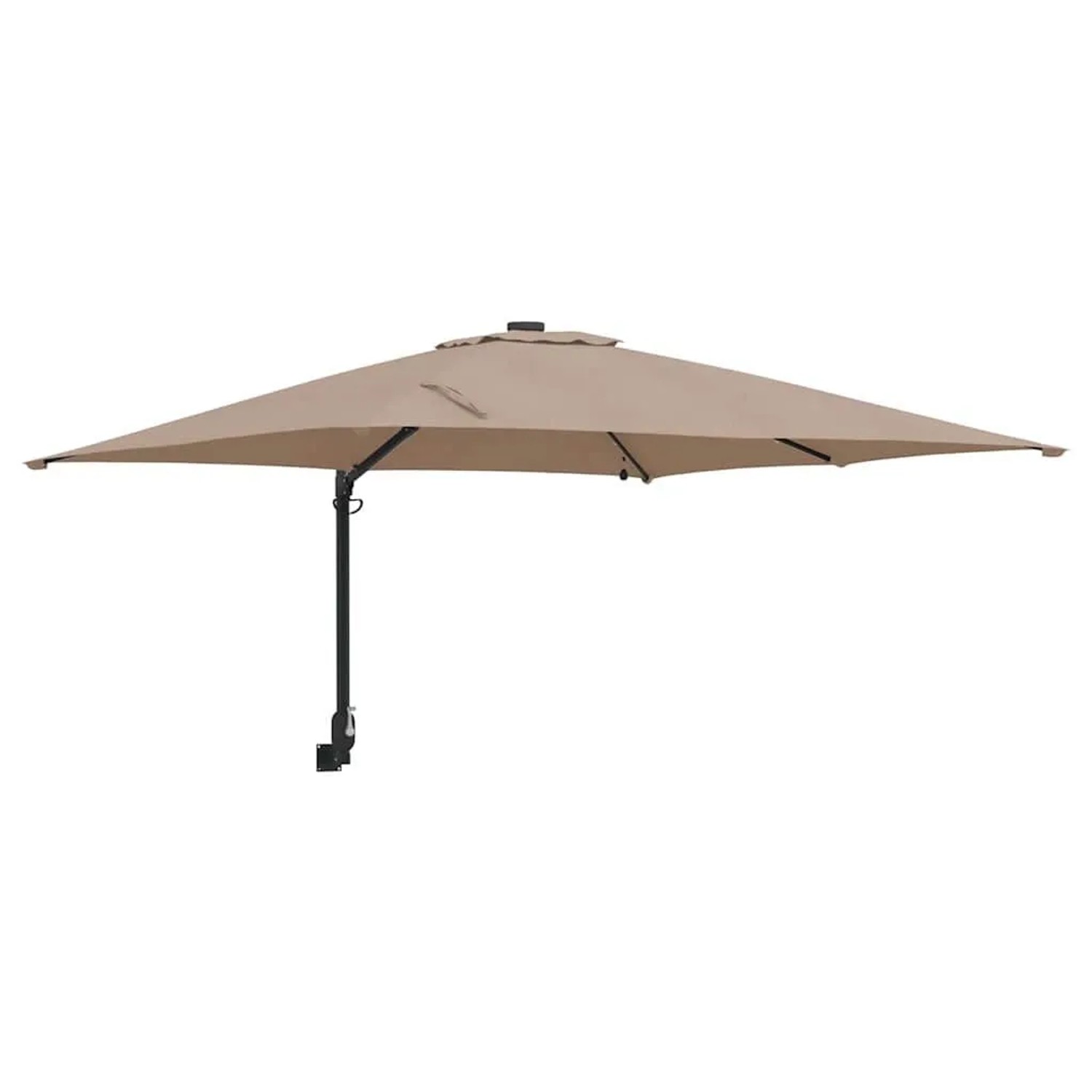 vidaXL Gartenparasol Taupe 248,5 x 247,5 x 160 cm Stoff 42003254 günstig online kaufen