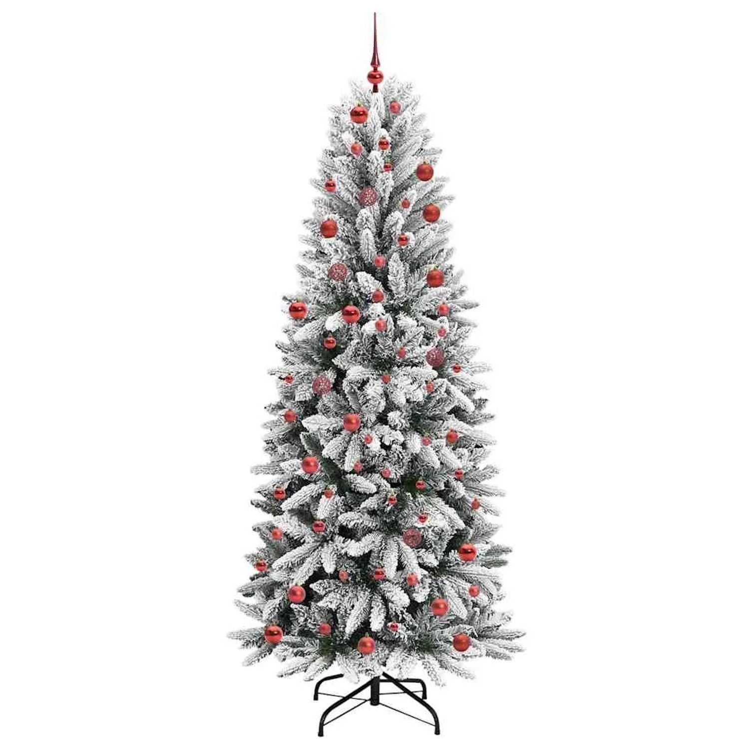 vidaXL Künstlicher Weihnachtsbaum mit 300 LEDs Weiß 78 x 78 x 210 cm 3396057