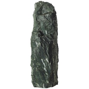 Scherf Engelsstein-Monolith, grün-weißer Zierstein für den Garten, Höhe 60-90 cm.