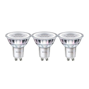 3er Set Philips GU10 LED-Reflektor R50, 4,6W, warmweiß, für Wohnräume.