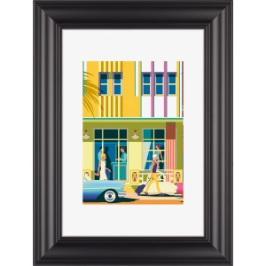 Schwarzer Kunststoff Bilderrahmen, klassisches Design, 21x29,7 cm, für Fotos und Poster.