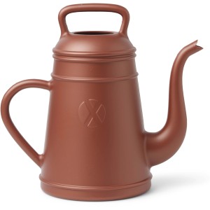 Kupferfarbene Design Gießkanne Lungo, 12 Liter, aus Kunststoff für Innen- und Außenbereich.
