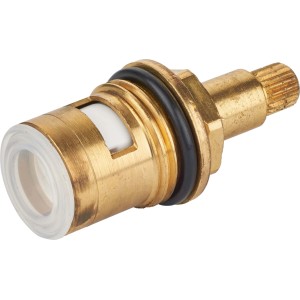 Messingkartusche Ø 40 mm für Thermostat-Duscharmatur, Ersatzteil zur Durchfluss- und Temperaturregelung.