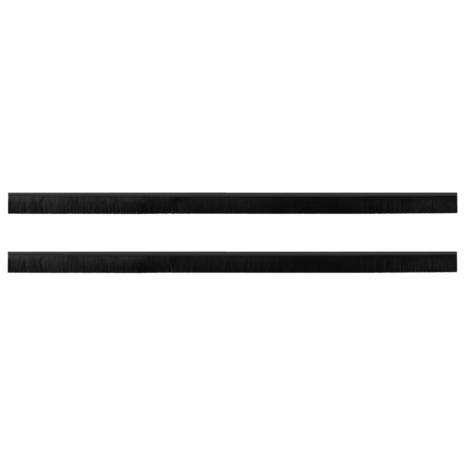 vidaXL Selbstklebende Türbürstendichtungen 2 Stk Schwarz 100 cm 42019570