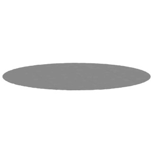 vidaXL Pool-Bodentuch Hellgrau Ø500 cm Polyester Geotextil 94221