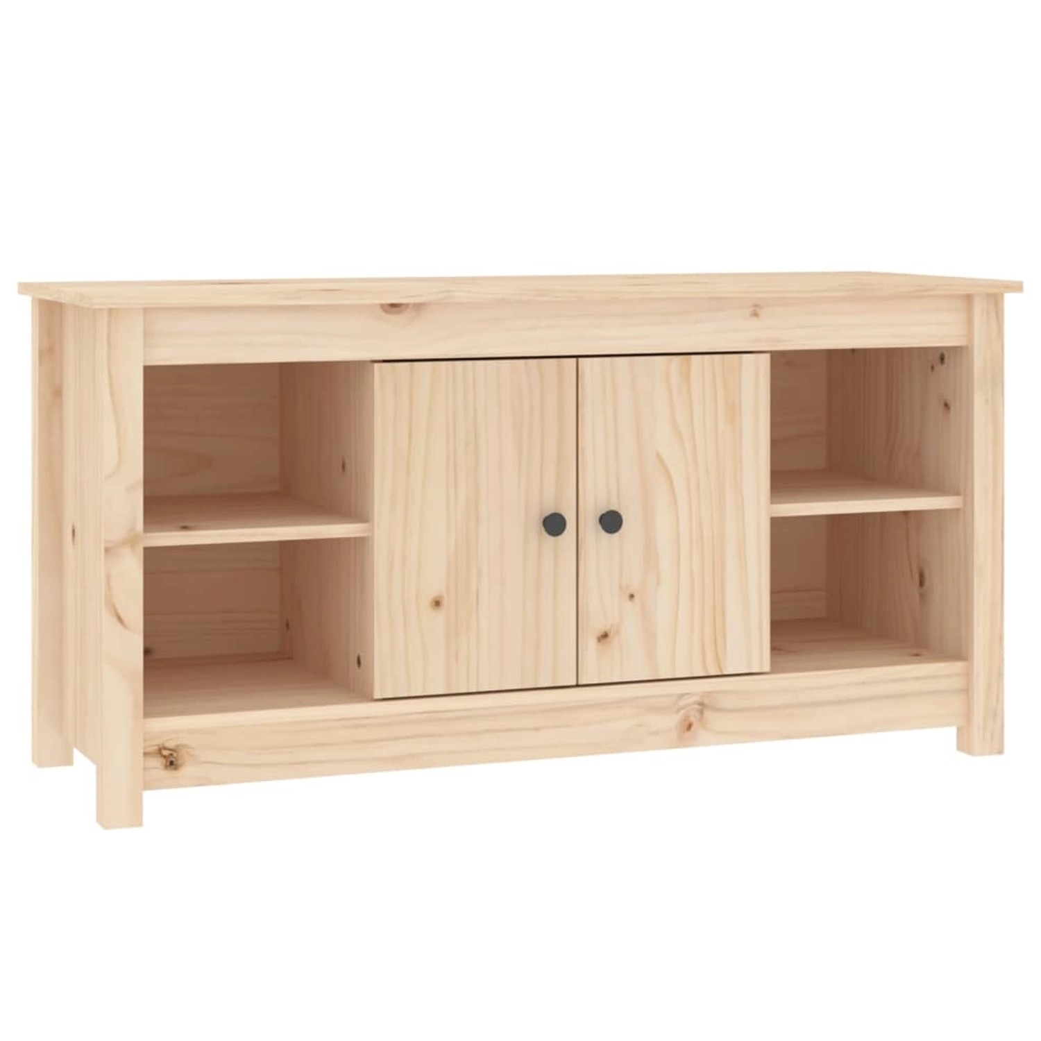 vidaXL TV-Schrank 103x36,5x52 cm Massivholz Kiefer 814574 günstig online kaufen