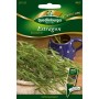 Quedlinburger Russischer Estragon Saatgutpackung mit frischen Estragonzweigen.