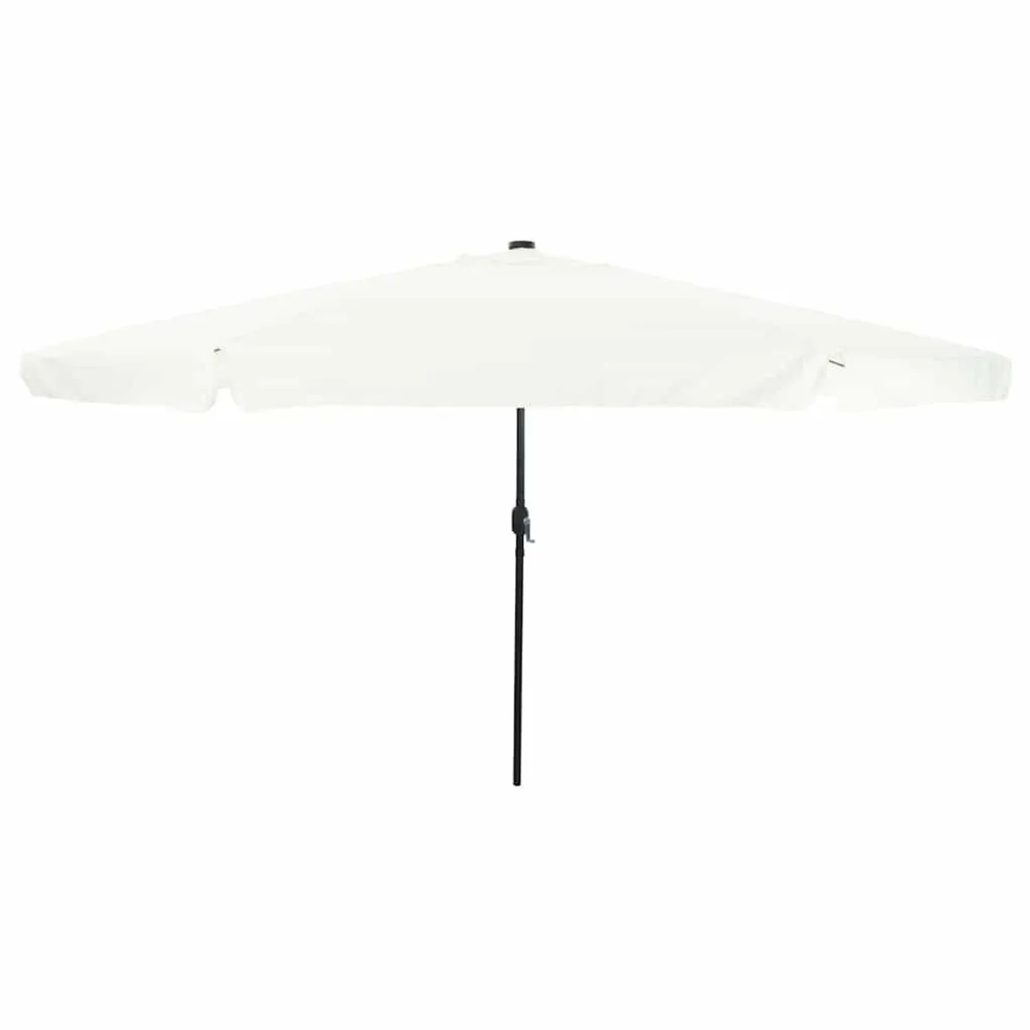 vidaXL Gartenparasol Weiß und Schwarz 395 x 395 x 245 cm 42003644 günstig online kaufen