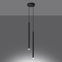 Moderne, schwarze Pendelleuchte Pastelo 2 von Sollux Lighting. Lampen & Leuchten für Wohnzimmer, Schlafzimmer, Esszimmer, Küche, Restaurant