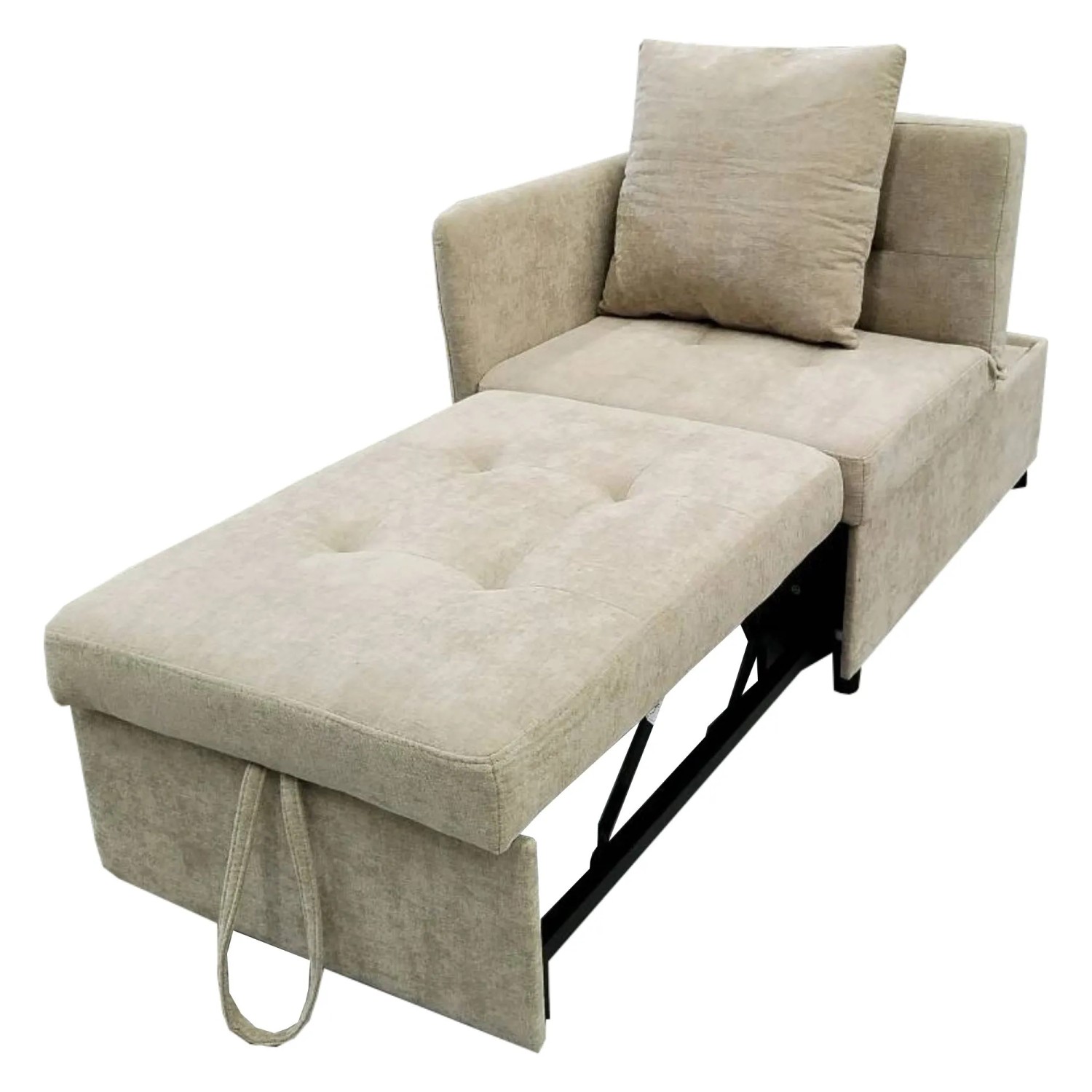 Merax Schlafsofa 3in1 Leinen Liegesofa Multifunktional