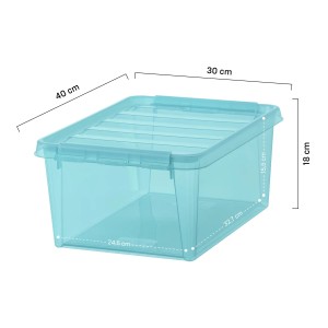 Aquamarine SmartStore Aufbewahrungsbox Colour 31 aus Kunststoff mit Deckel.