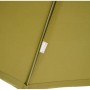 Detailaufnahme: Siena Garden Marktschirm, Ø 270 cm, Olive, mit Schieber. Sonnenschirm von unten.