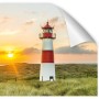 Küchenrückwandfolie mit Leuchtturm Sylt Motiv, selbstklebend, 280x60 cm.