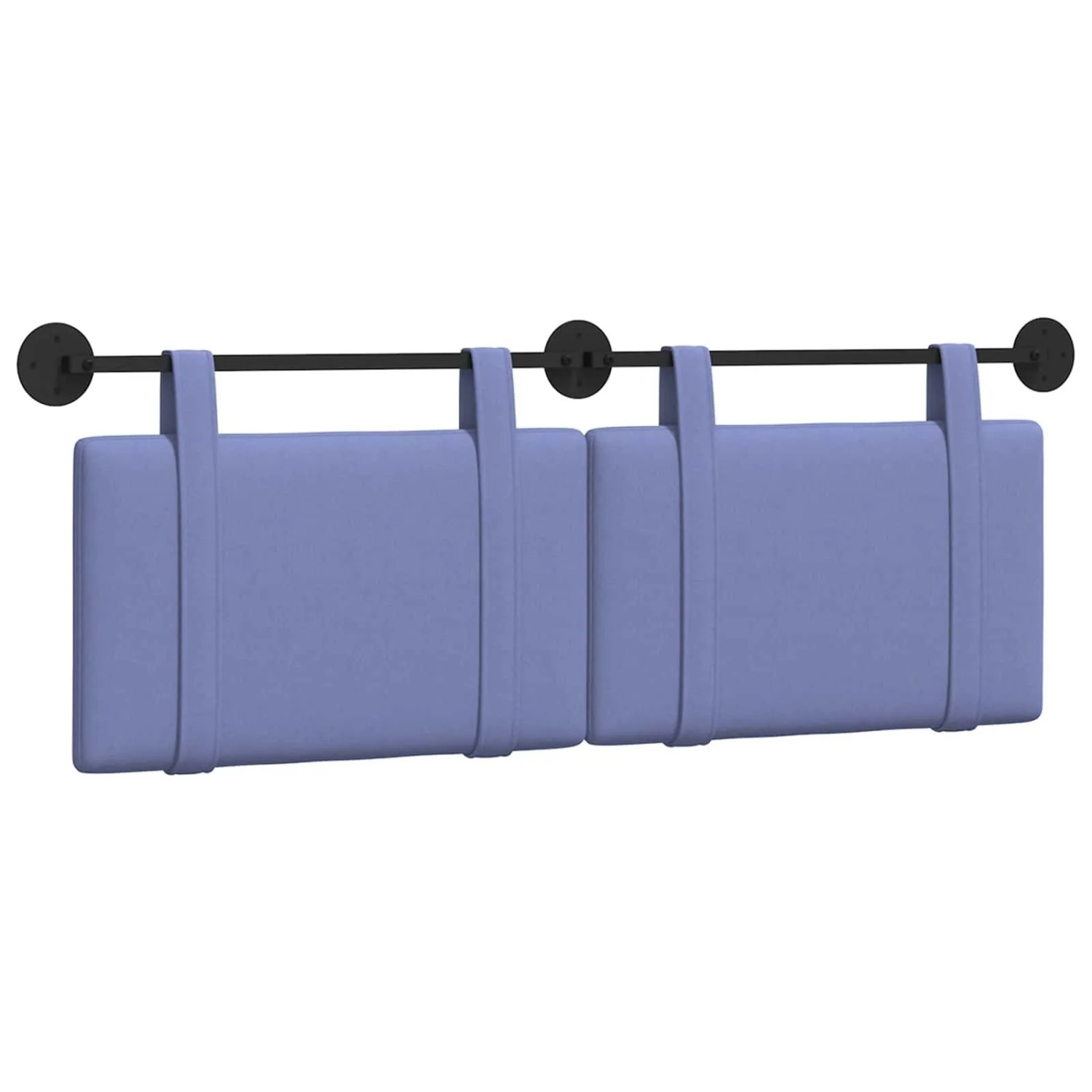 vidaXL Hängevorderseite Wandmontiert Jeans Blau 150 x 55 x 5 cm Stoff 42031447