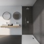 Ideal Standard Brausehalter Idealrain Atelier eckig, Chrom. Duschzubehör im modernen Bad.