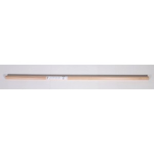Handlauf aus Buchenholz, massiv, 40 mm Durchmesser, 1500 mm Länge, unbehandelt für den Innenbereich.