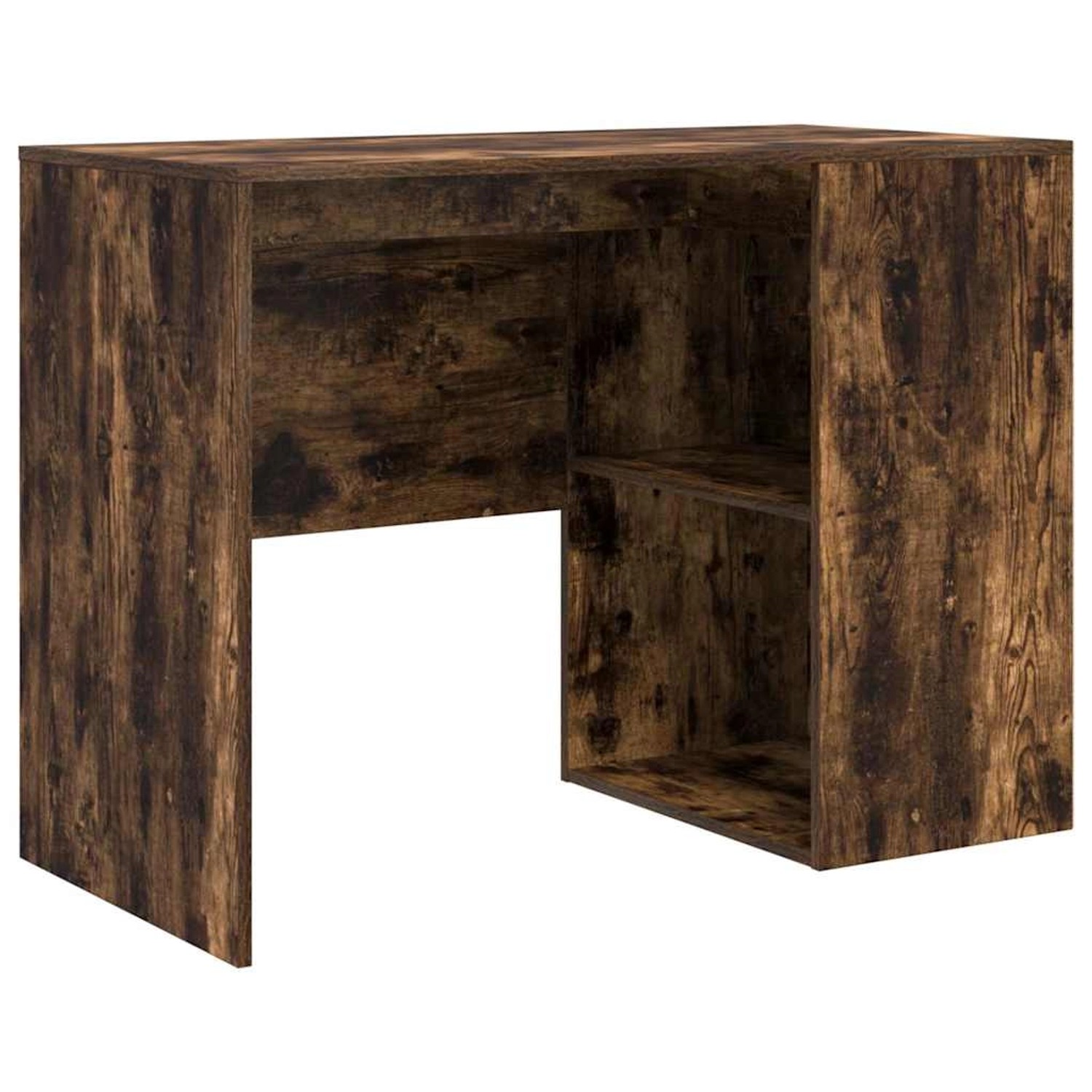 vidaXL Schreibtisch Geräucherte Eiche 102 x 50 x 75 cm Holzwerkstoff 869542 günstig online kaufen