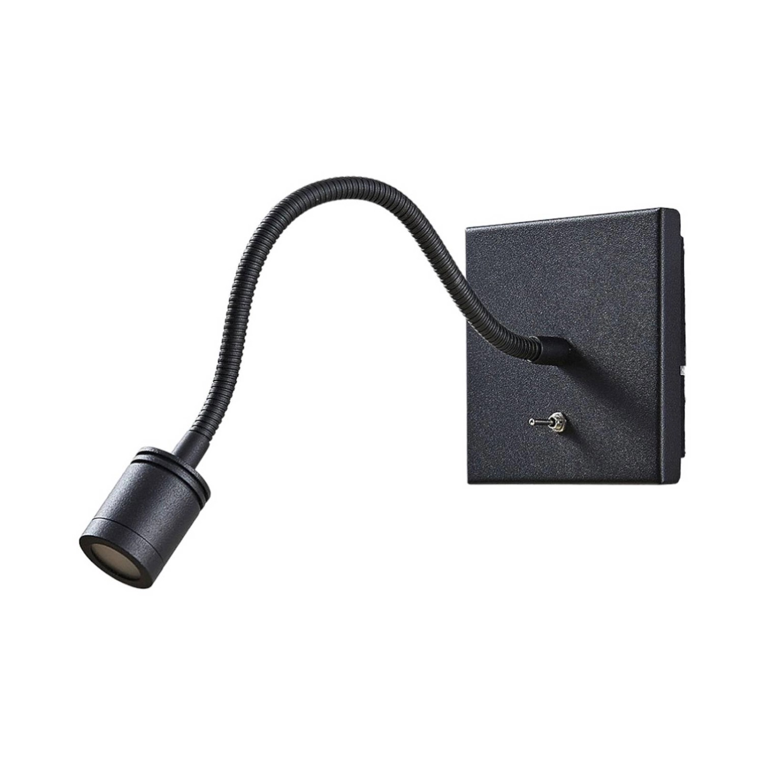 Lindby LED Wandleuchte Wandlampe Innen Mayar 9624324 Modern in Schwarz aus günstig online kaufen