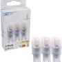 3er-Set G9 LED-Leuchtmittel, 2,5 W, warmweiß. Kompakte Kapselform für Tisch-, Schrank- und Stehlampen.