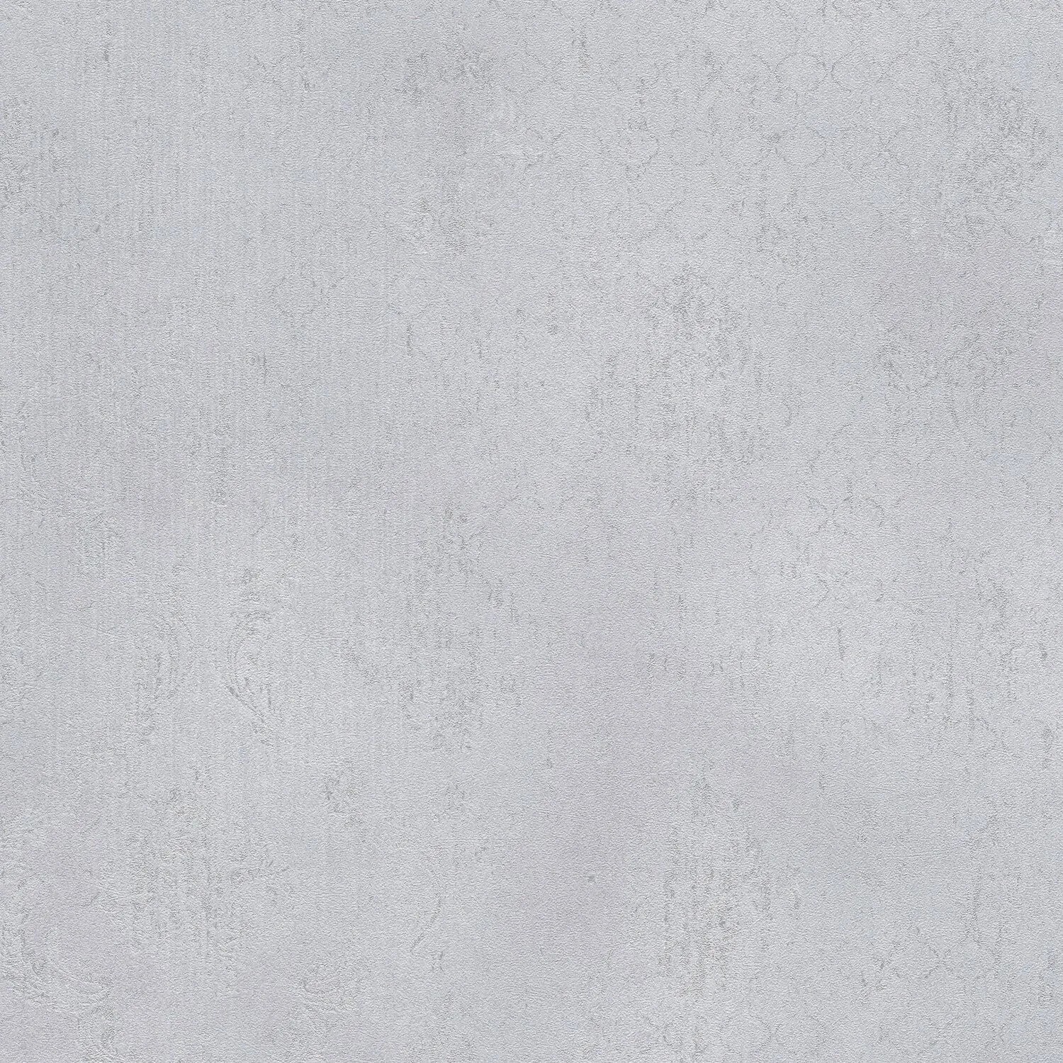 PROFHOME 786721-GU Barock Tapete Metallische Akzente Grau Silber 0,53 m x 10,05 m 5,33 m2