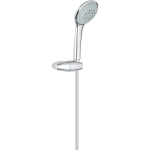 Grohe Wandhalterset Euphoria 110 Chrom mit Handbrause und Brauseschlauch.