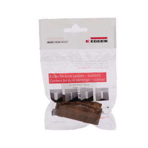 Egger Innenecke Kubisch 6 cm Nußbaum Braun 2 Stück