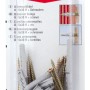Fischer Universaldübel UX 5x30 RSK mit Schrauben, 10er-Packung, geeignet für verschiedene Baustoffe.
