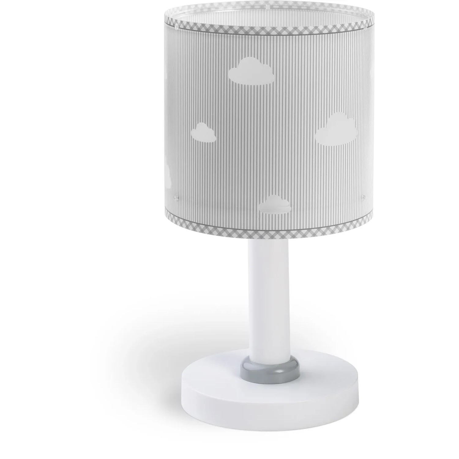 Dalber KinderNachttischlampe Wolken Grau
