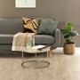 Wohnraum mit Egger Aqua-Laminatboden EL2855 NatureSense Olchon Eiche Sandbeige.