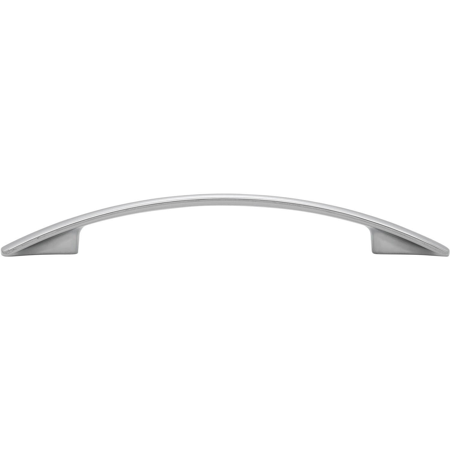 Siro Möbelgriff, 5er Set, Metall Druckguss, Chrom glänzend, Lochabstand 128mm.